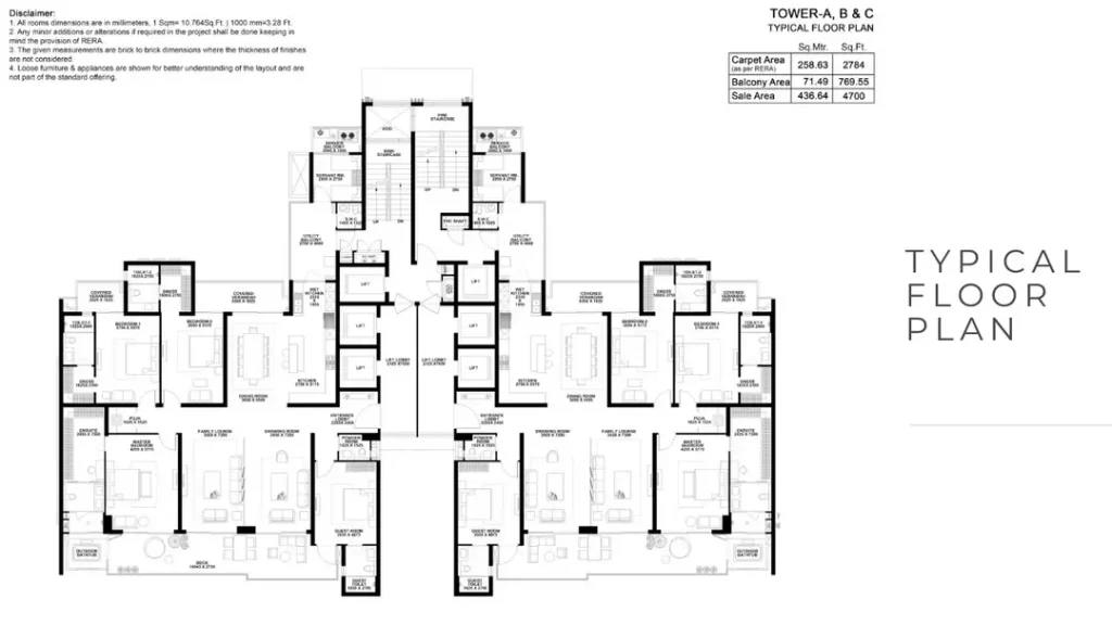 gulshan dynasty floor plan